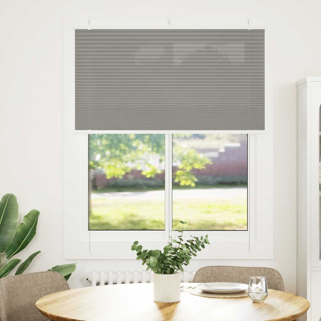 plisségardin antrasitt 105x150cm Stoff Bredde 104,4cm Polyester