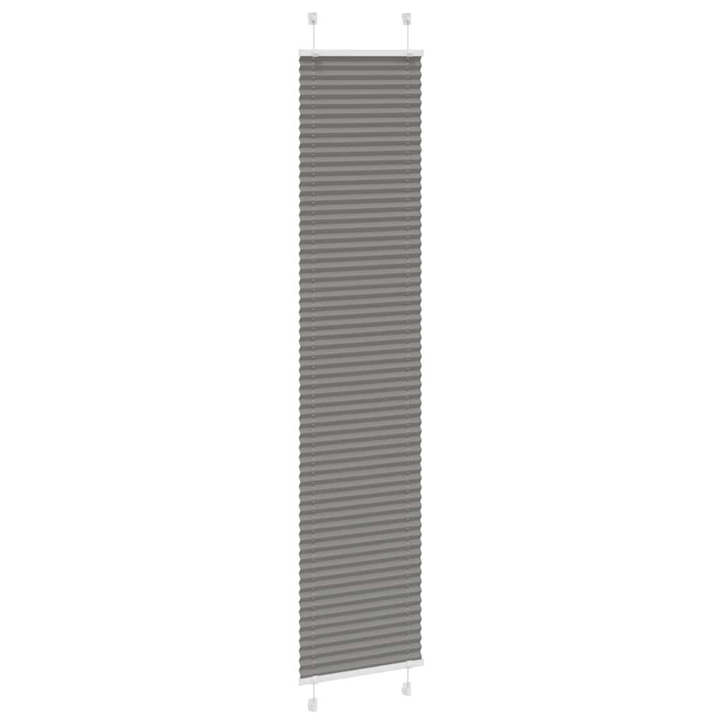 plisségardin antrasitt 45x200 cm Stoff Bredde 44,4 cm Polyester