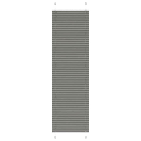plisségardin antrasitt 60x200 cm Stoff Bredde 59,4 cm Polyester