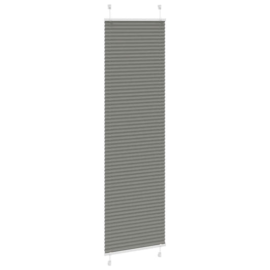 plisségardin antrasitt 60x200 cm Stoff Bredde 59,4 cm Polyester