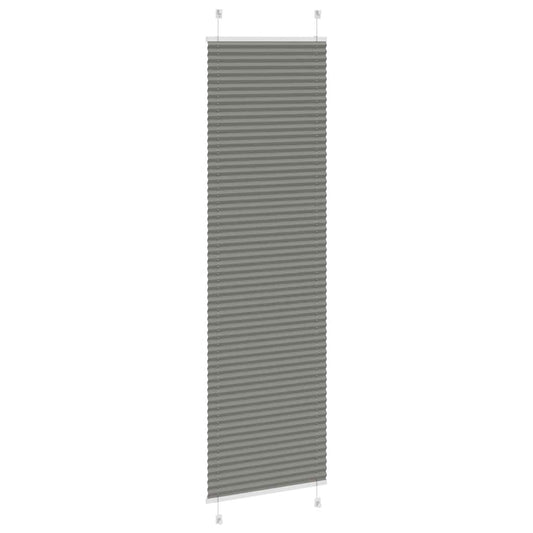 plisségardin antrasitt 60x200 cm Stoff Bredde 59,4 cm Polyester