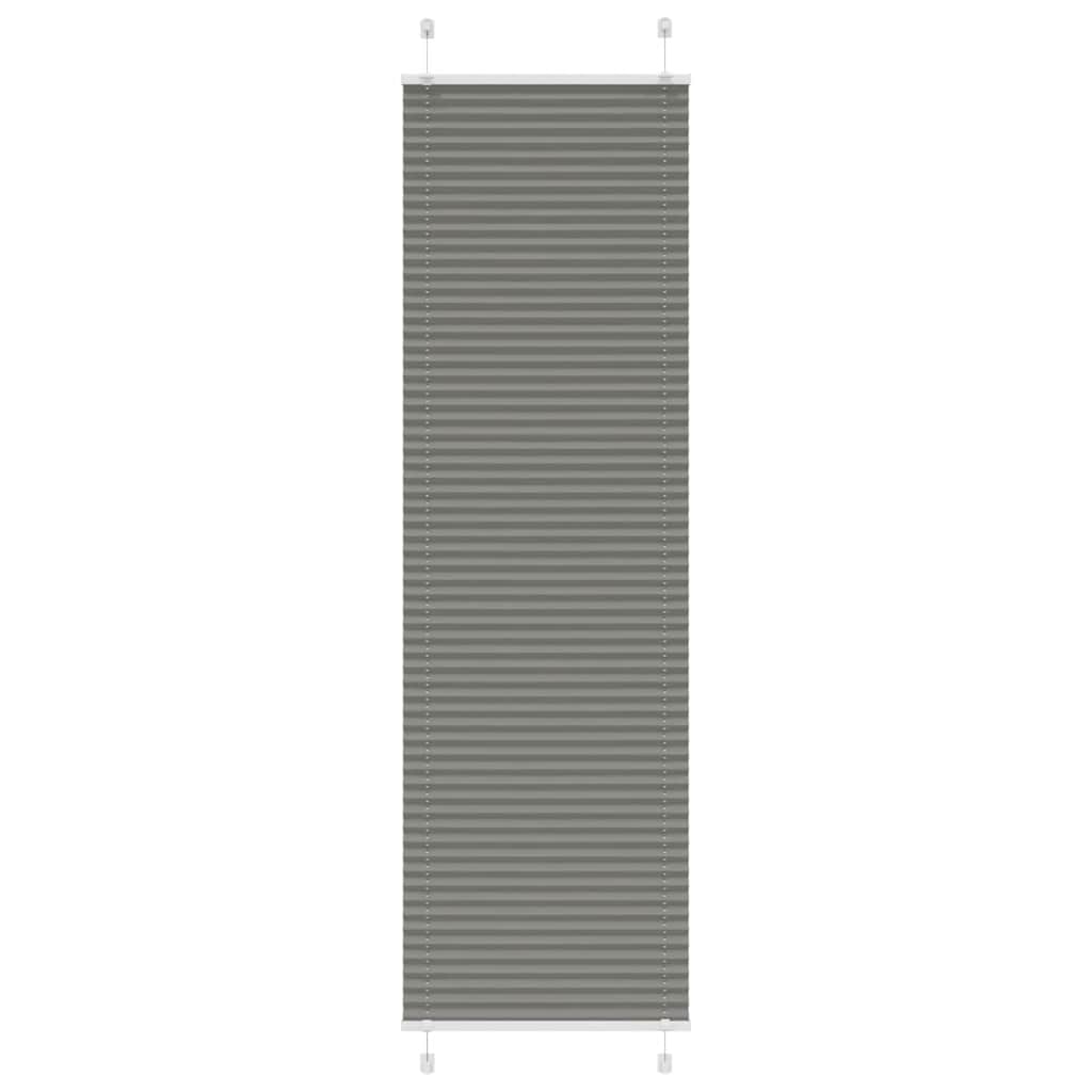 plisségardin antrasitt 65x200 cm Stoff Bredde 64,4 cm Polyester