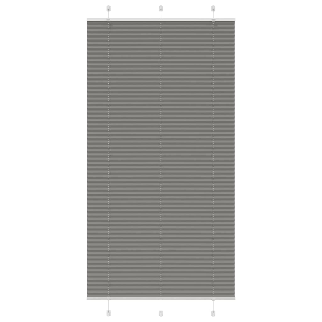 plisségardin antrasitt 110x200cm Stoff Bredde 109,4cm Polyester