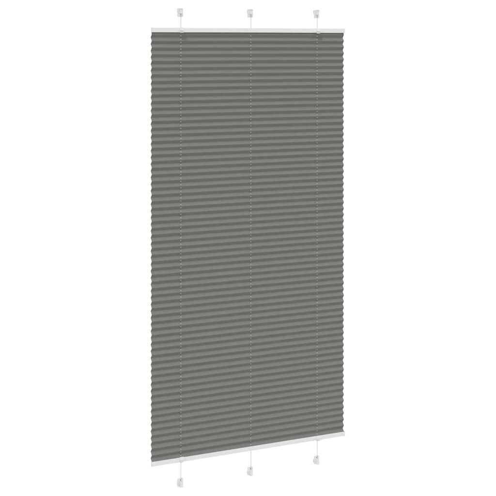 plisségardin antrasitt 110x200cm Stoff Bredde 109,4cm Polyester