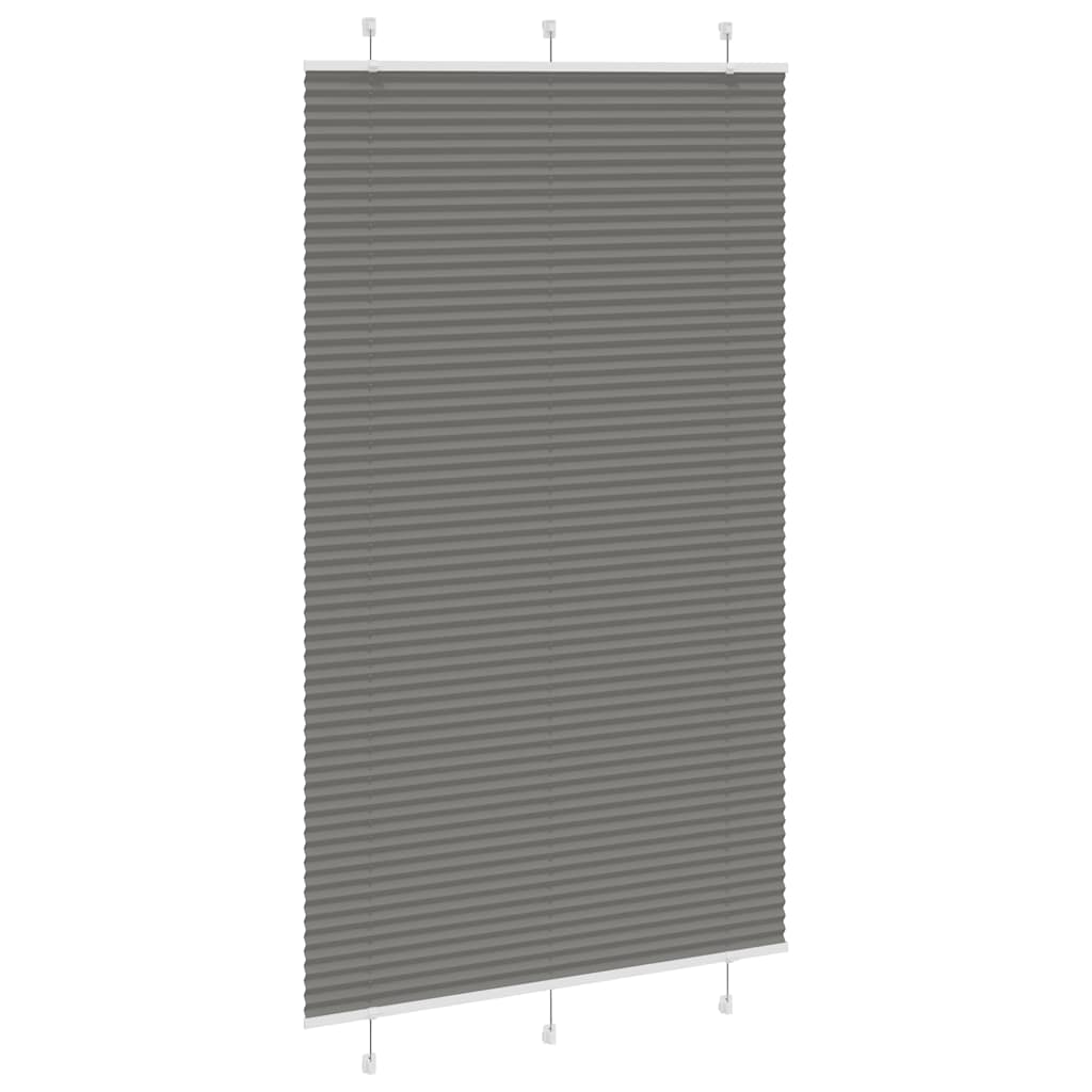 plisségardin antrasitt 115x200cm Stoff Bredde 114,4cm Polyester