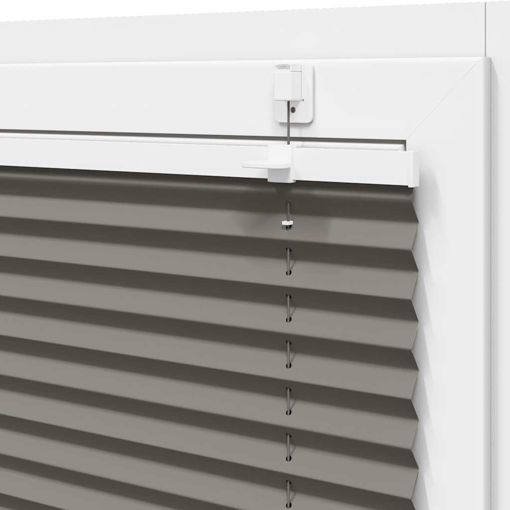 plisségardin antrasitt 120x200cm Stoff Bredde 119,4cm Polyester