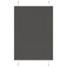plisségardin sort 85x100 cm Stoff Bredde 84,4 cm Polyester