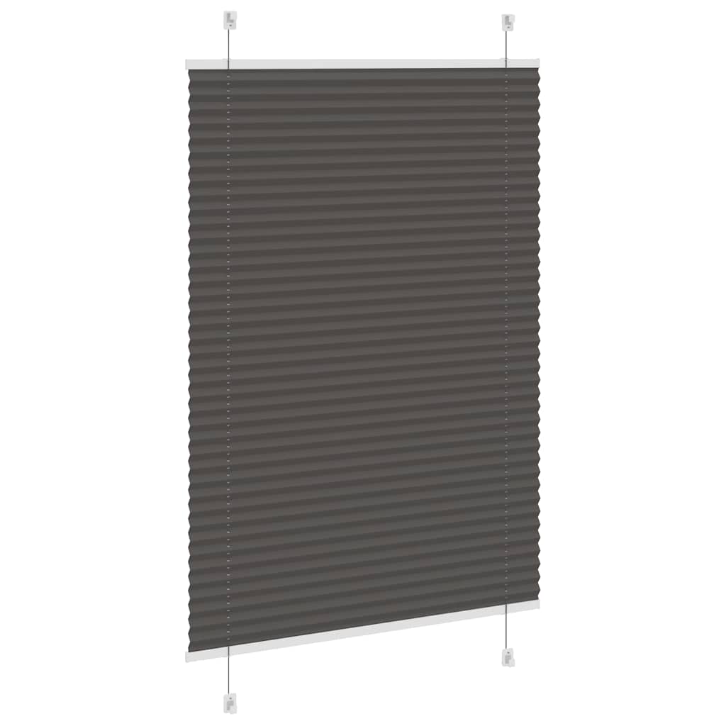 plisségardin sort 90x100 cm Stoff Bredde 89,4 cm Polyester