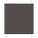 plisségardin sort 115x100 cm Stoff Bredde 114,4 cm Polyester