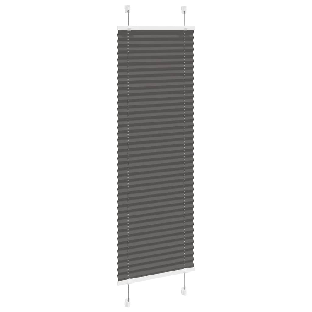 plisségardin sort 45x150 cm Stoff Bredde 44,4 cm Polyester