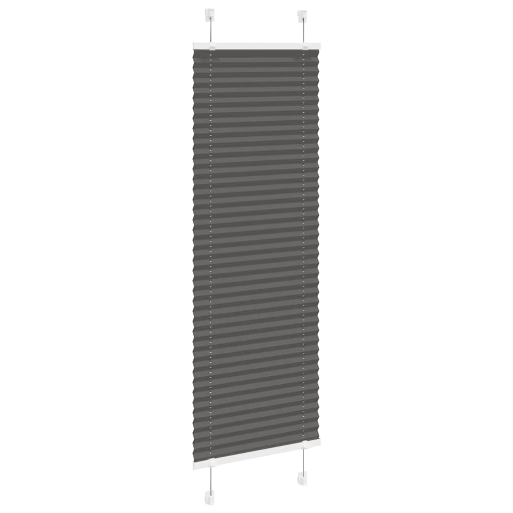 plisségardin sort 50x150 cm Stoff Bredde 49,4 cm Polyester