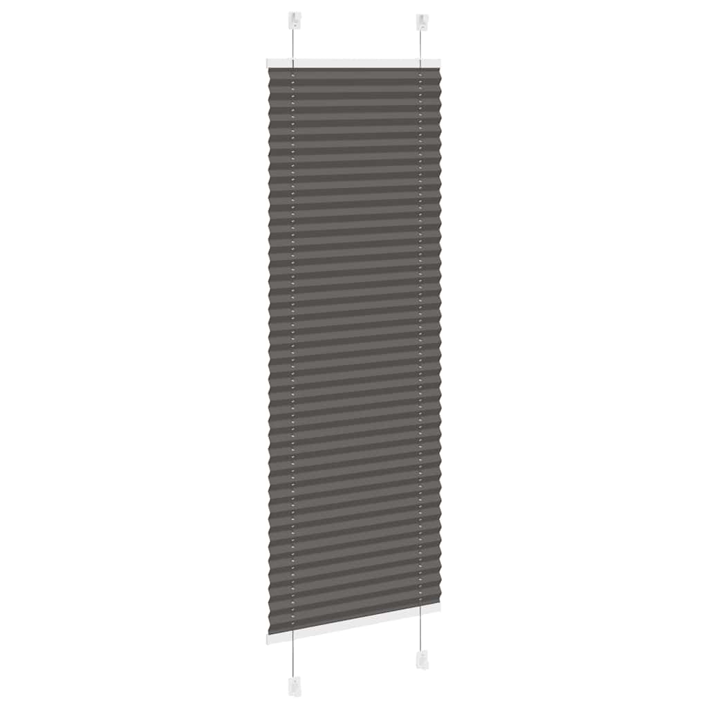 plisségardin sort 50x150 cm Stoff Bredde 49,4 cm Polyester