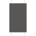 plisségardin sort 70x150 cm Stoff Bredde 69,4 cm Polyester