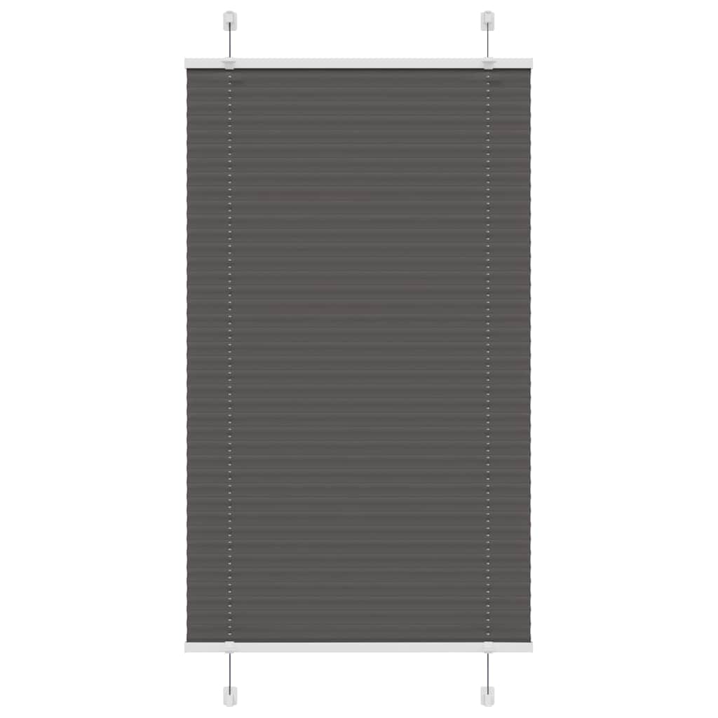 plisségardin sort 70x150 cm Stoff Bredde 69,4 cm Polyester