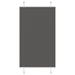 plisségardin sort 75x150 cm Stoff Bredde 74,4 cm Polyester