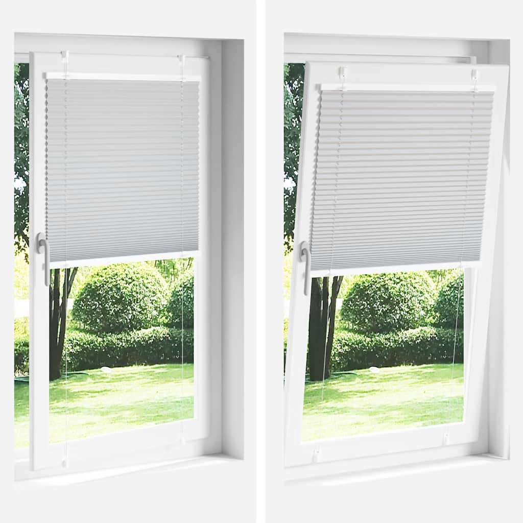 plisségardin sort 80x150 cm Stoff Bredde 79,4 cm Polyester vidaXL