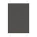 plisségardin sort 85x150 cm Stoff Bredde 84,4 cm Polyester