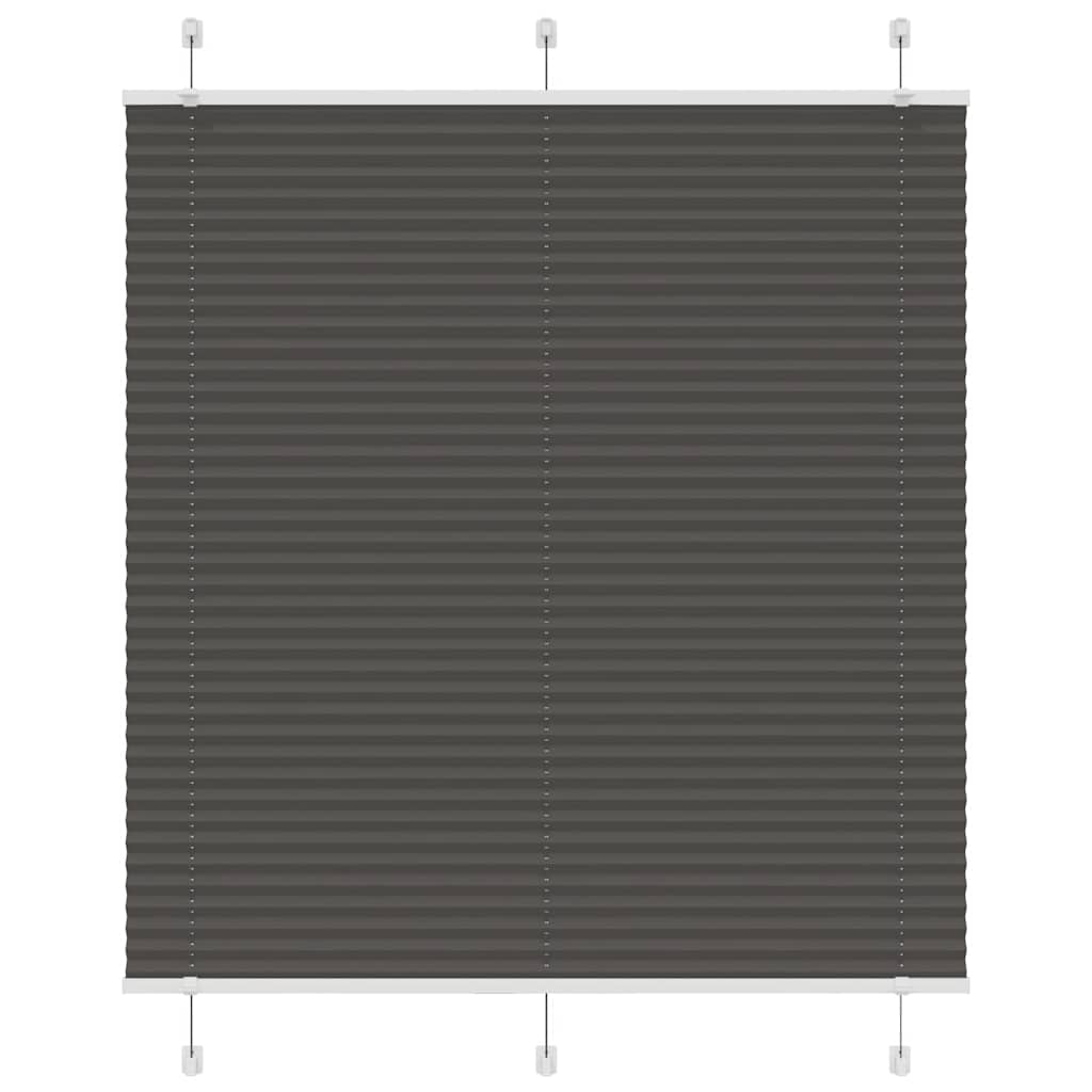 plisségardin sort 120x150 cm Stoff Bredde 119,4 cm Polyester