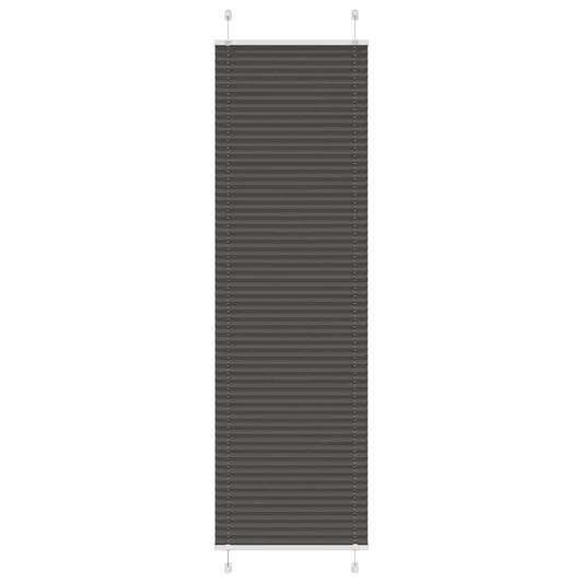 plisségardin sort 55x200 cm Stoff Bredde 54,4 cm Polyester