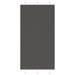 plisségardin sort 105x200 cm Stoff Bredde 104,4 cm Polyester