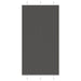 plisségardin sort 110x200 cm Stoff Bredde 109,4 cm Polyester