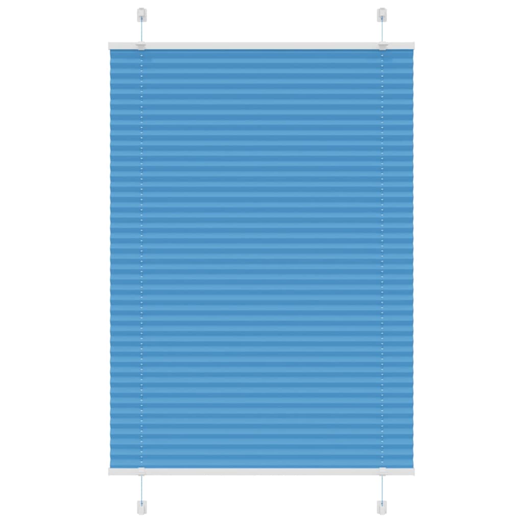 plisségardin blå 70x100 cm Stoff Bredde 69,4 cm Polyester