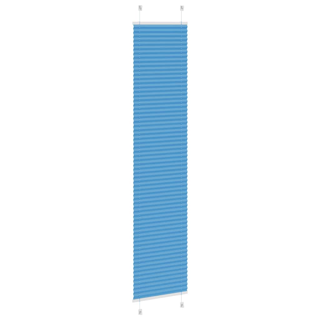 Plisségardin Blå 50x200 cm Stoffbredde 49,4 cm Polyester
