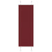 Plisségardin Bordeaux Rød 40x100 cm Stoff Bredde 39,4 cm