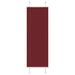 Plisségardin Bordeaux Rød 45x100 cm Stoff Bredde 44,4 cm