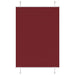 Plisségardin Bordeaux Rød 85x100 cm Stoff Bredde 84,4 cm