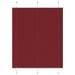 Plisségardin Bordeaux Rød 105x100 cm Stoff Bredde 104,4 cm