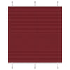 Plisségardin Bordeaux Rød 115x100 cm Stoffbredde 114,4 cm