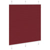 Plisségardin Bordeaux Rød 115x100 cm Stoffbredde 114,4 cm
