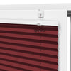 Plisségardin Bordeaux Rød 115x100 cm Stoffbredde 114,4 cm