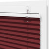 Plisségardin Bordeaux Rød 115x100 cm Stoffbredde 114,4 cm