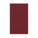 Plisségardin Bordeaux Rød 70x150 cm Stoff Bredde 69,4 cm