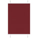 Plisségardin Bordeaux Rød 100x150 cm Stoff Bredde 99,4 cm