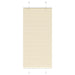 plisségardin krem 55x100 cm Stoff Bredde 54,4 cm Polyester vidaXL