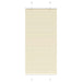 plisségardin krem 60x100 cm Stoff Bredde 59,4 cm Polyester vidaXL