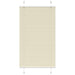 plisségardin krem 75x100 cm Stoff Bredde 74,4 cm Polyester