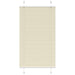 plisségardin krem 80x100 cm Stoff Bredde 79,4 cm Polyester