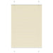 plisségardin krem 100x100 cm Stoff Bredde 99,4 cm Polyester