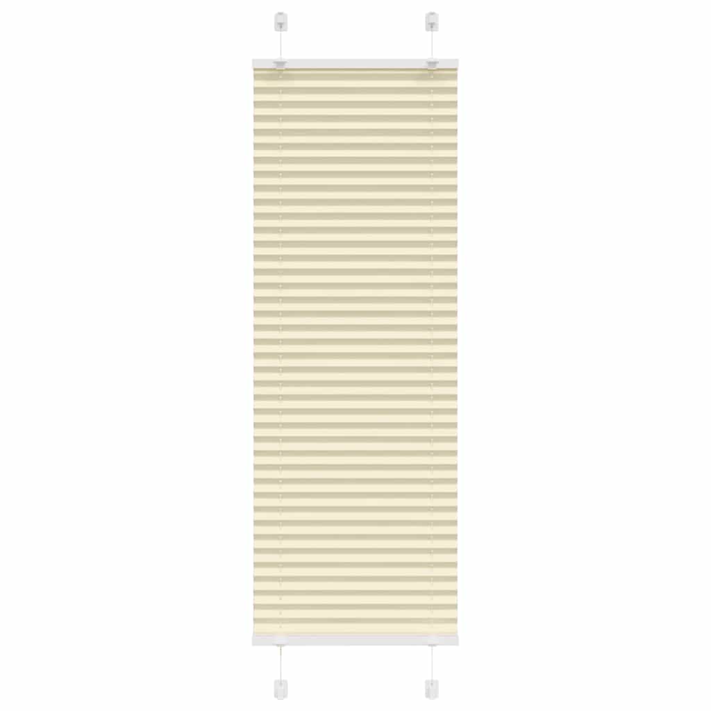 plisségardin krem 40x150 cm Stoff Bredde 39,4 cm Polyester