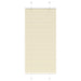 plisségardin krem 65x150 cm Stoff Bredde 64,4 cm Polyester