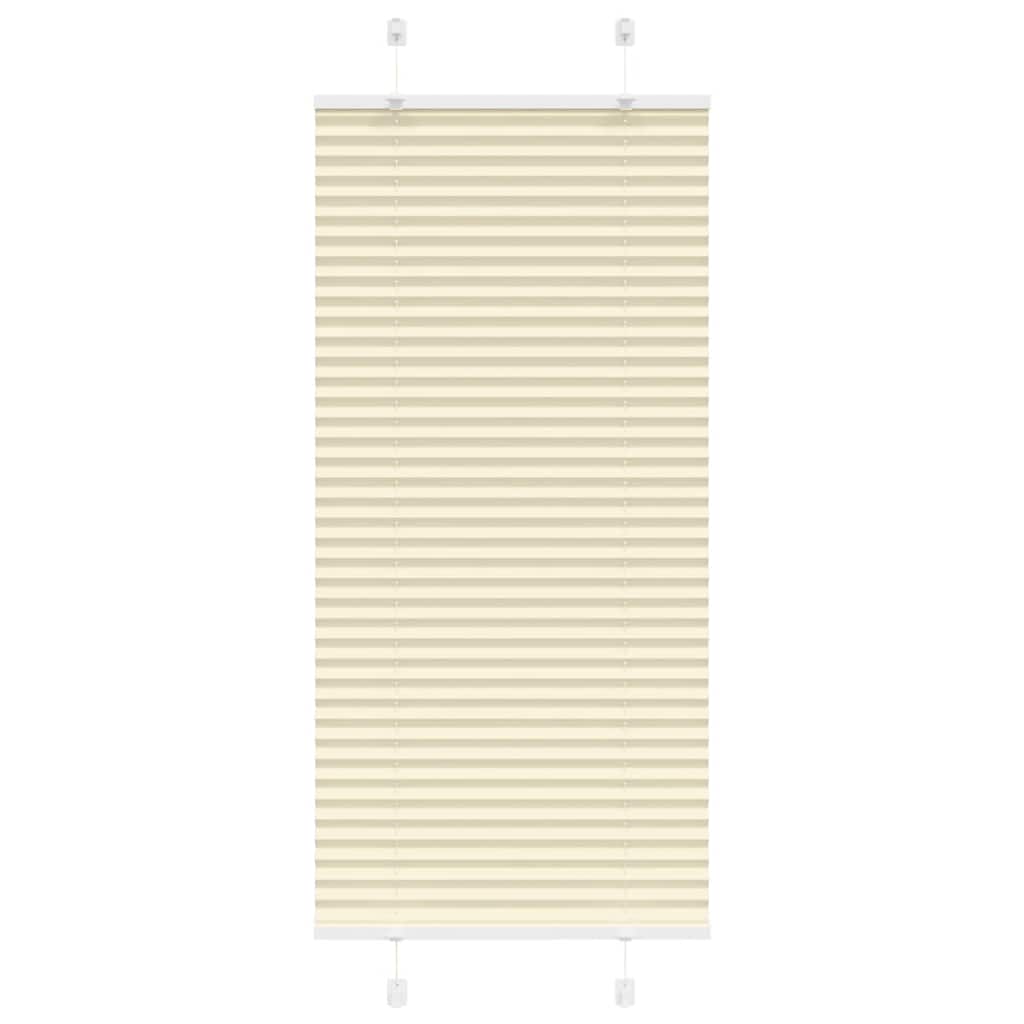 plisségardin krem 65x150 cm Stoff Bredde 64,4 cm Polyester