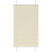 plisségardin krem 75x150 cm Stoff Bredde 74,4 cm Polyester