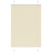 plisségardin krem 85x150 cm Stoff Bredde 84,4 cm Polyester