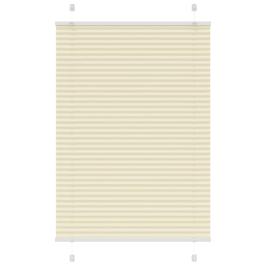 plisségardin krem 90x150 cm Stoff Bredde 89,4 cm Polyester