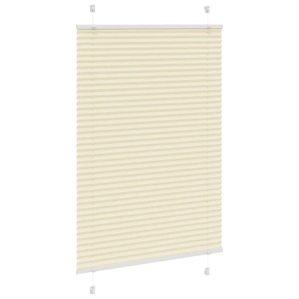 plisségardin krem 100x150 cm Stoff Bredde 99,4 cm Polyester
