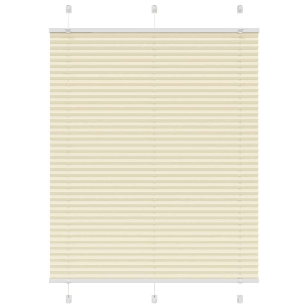 Plisségardin krem 105x150 cm Stoffbredde 104,4 cm Polyester